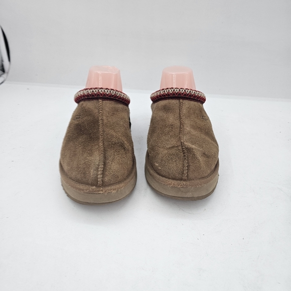 UGG Tazz Platform Slippers Sand Size 6 Women Suede Cozy Fashionable Slip-On - Picture 9 of 15